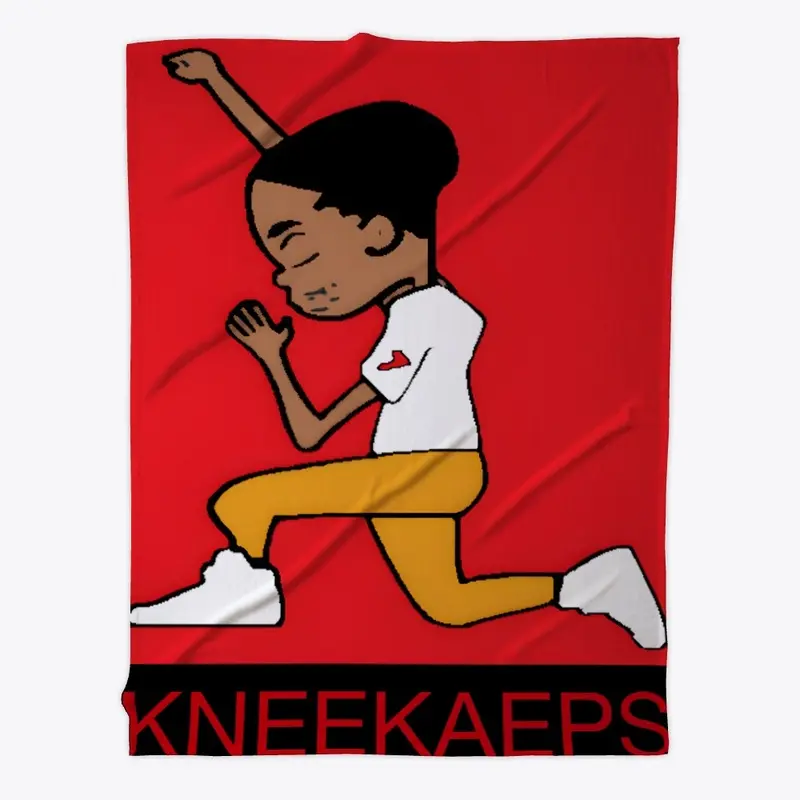 KNEEKAEPS ORIGINIAL RED&GOLD BLANKET